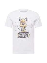 T-Shirt cognac / hellgrau / grasgrn / schwarz / wei