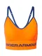 UNDER ARMOUR Sportovn podprsenka  modr / oranov