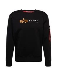Sweatshirt safran / rot / schwarz / wei