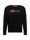 ALPHA INDUSTRIES Sweatshirt safran / rot / schwarz / wei