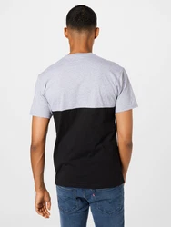 VANS T-Shirt COLOR BLOCK hellgrau/schwarz