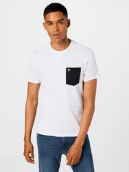 Lyle & Scott T-Shirt Basic Mit Brusttasche gelb/schwarz/wei