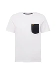 Lyle & Scott T-Shirt Basic Mit Brusttasche gelb/schwarz/wei