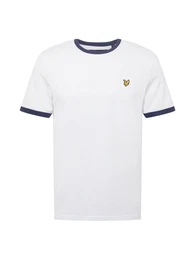 T-Shirt dunkelblau / goldgelb / wei