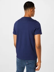 Lyle & Scott T-Shirt Basic Mit Brusttasche navy/wei