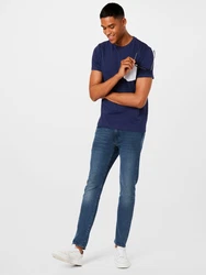 Lyle & Scott T-Shirt Basic Mit Brusttasche navy/wei
