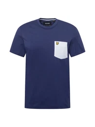 T-Shirt navy / wei