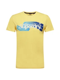 Shirt gelb / blau / aqua / weiß