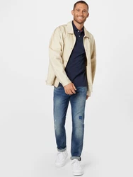 Hackett London Poloshirt/Shirt nachtblau/rot