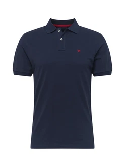 Hackett London Poloshirt/Shirt nachtblau/rot