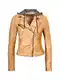 FREAKY NATION Prehodna jakna '''' Easy Biker ''''  svetlo rjava / antracit