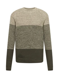 Pullover ''''Seb'''' graumeliert / dunkelgrau / anthrazit