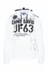 CAMP DAVID Sweatshirt weiß / dunkelblau