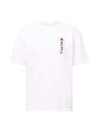T-Shirt 'Kamifuji' rot / schwarz / wei
