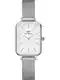 Daniel Wellington Analogna ura 'Quadro Pressed Sterling S White'  srebrna / bela