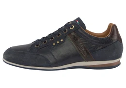 PANTOFOLA D''''ORO Sneaker ''''Roma'''' dunkelblau / dunkelbraun