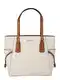 MICHAEL Michael Kors Nakupovalna torba  svetlo rjava / dimno-siva / off-bela