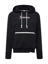 Sportsweatshirt schwarz / weiß / rot