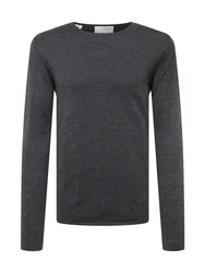 SELECTED HOMME Strickpullover SLHROME grau