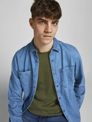 JACK & JONES T-Shirt 'Basher' dunkelgrün