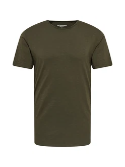 JACK & JONES T-Shirt 'Basher' dunkelgrün
