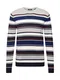 JACK & JONES Pullover ''''MILANO'''' hellgrau / weiß / pueblo / royalblau / dunkelblau