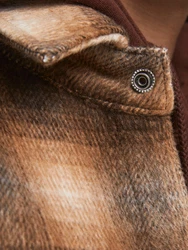 JACK & JONES Jacke Cane kastanienbraun/hellbraun/dunkelbraun/weiß