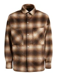 JACK & JONES Jacke Cane kastanienbraun/hellbraun/dunkelbraun/weiß