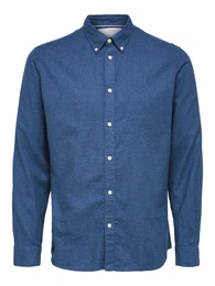 Hemd rauchblau