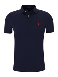 Poloshirt marine / rot