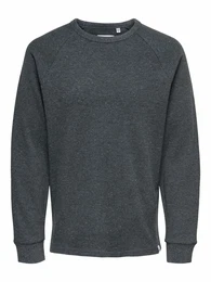 Sweatshirt ''''Boaz'''' dunkelgrau