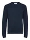 SELECTED Pullover 'Rocks' marine