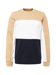 Sweatshirt ''''Fabian'''' sand / weiß / navy