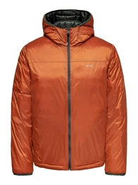 Wendejacke ''''TREK'''' dunkelorange / oliv