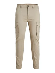 Jack & Jones Cargohose JJIPaul JJFLake (1-tlg) ecru