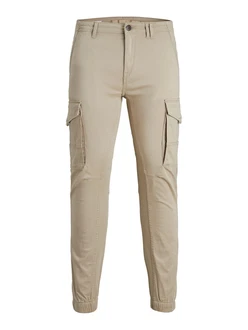 Jack & Jones Cargohose JJIPaul JJFLake (1-tlg) ecru