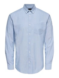 Hemd 'Neil' hellblau