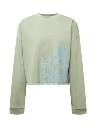 Sweatshirt 'Mio' blau / mint / wei