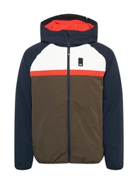 Jacke ''''Mr Diamond'''' weiß / orange / dunkelblau / khaki