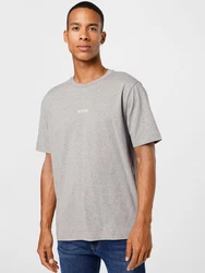 BOSS T-Shirt 'Chup' grau/weiß