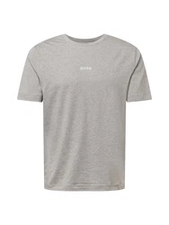 BOSS T-Shirt 'Chup' grau/weiß