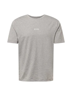 BOSS T-Shirt 'Chup' grau/weiß BOSS T-Shirt 'Chup' grau/weiß