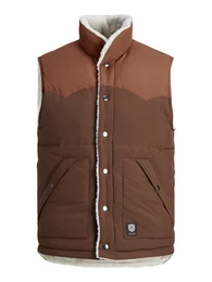 Weste beige / braun / karamell