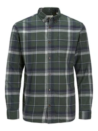 Hemd navy / dunkelgrn / wei