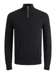 JACK & JONES Pullover 'JJEEmil' schwarz