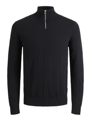 JACK & JONES Pullover 'JJEEmil' schwarz