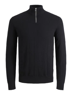 JACK & JONES Pullover 'JJEEmil' schwarz