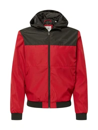 JACK & JONES Jacke ''''Eseam'''' rot / schwarz / dunkelgrau