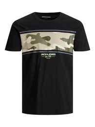 T-Shirt grn / neongrn / schwarz