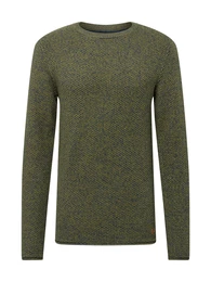 Pullover grünmeliert